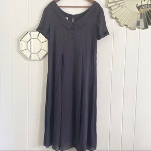 Vintage Newfield Purple Sheer Maxi Dress 8
